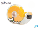 Scratch tape, ID-SCRATCH, dispenser box, 2,0 m, Medium Yellow